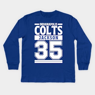 Indianapolis Colts Jackson 35 Edition 3 Kids Long Sleeve T-Shirt